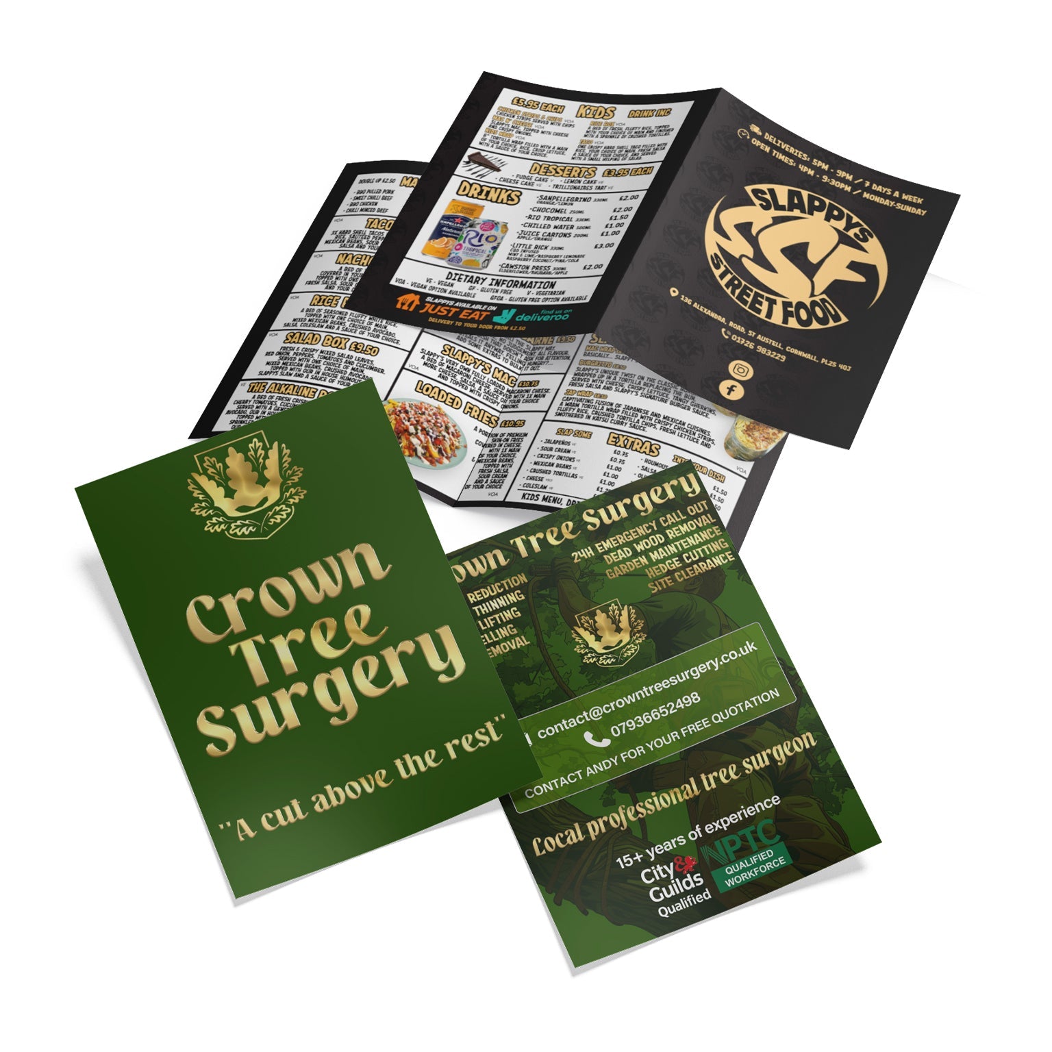 custom printed flyers design & print leaflets