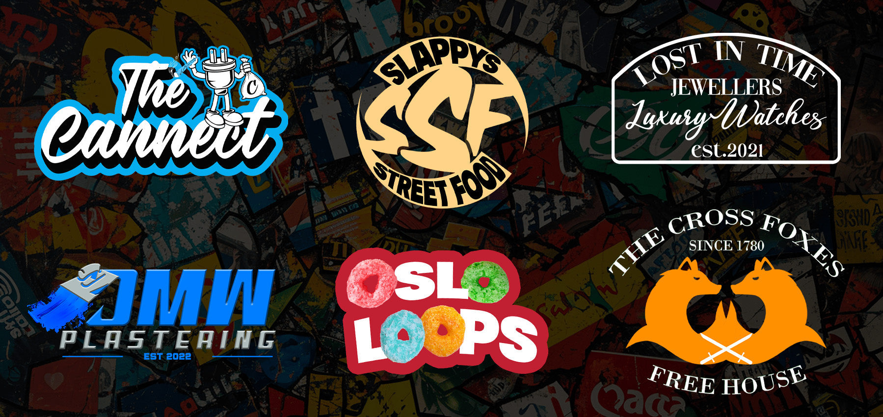 Logo design ideas collage