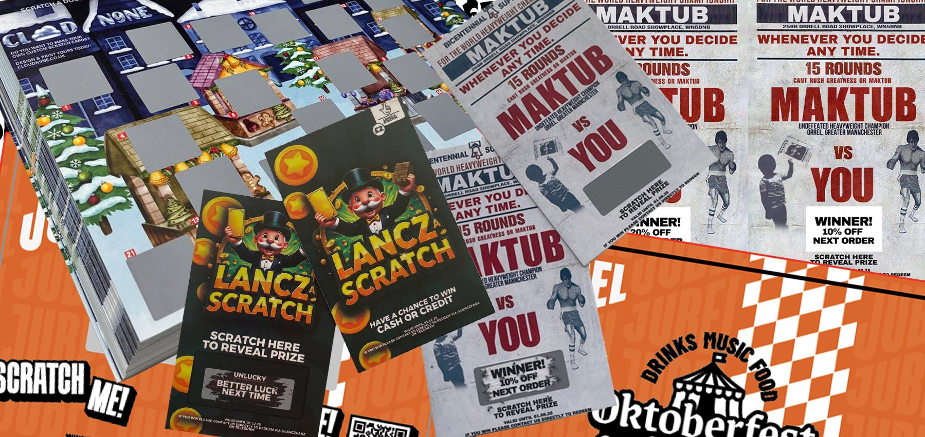 Custom Scratch Cards: Design, Print & Personalize for Promotions, Competitions, and Gift Cards