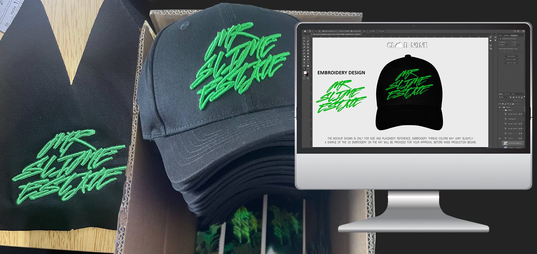 Custom Embroidered Snapback Baseball Caps for Merch & Branding