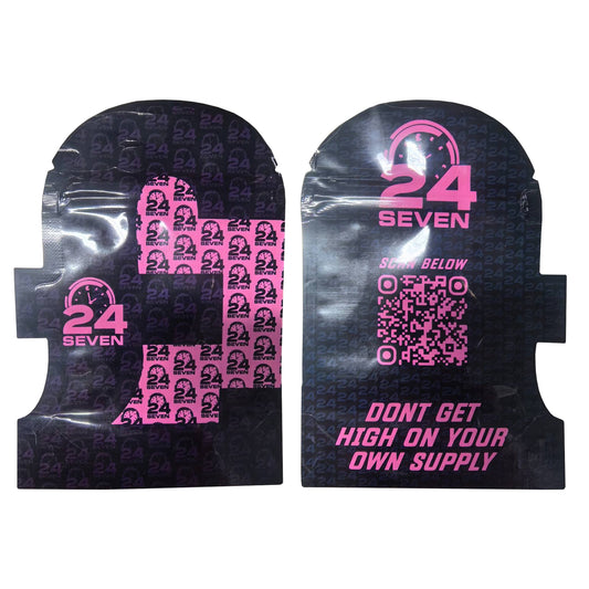 custom die cut mylar bag