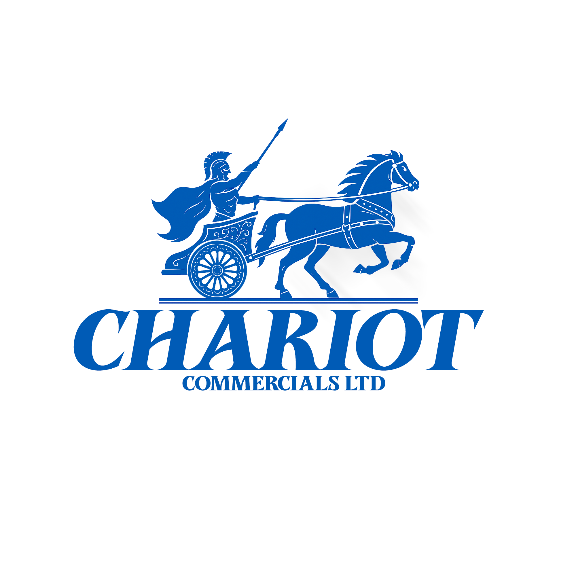 Custom professional logo design for car valet business logo charriot commercials