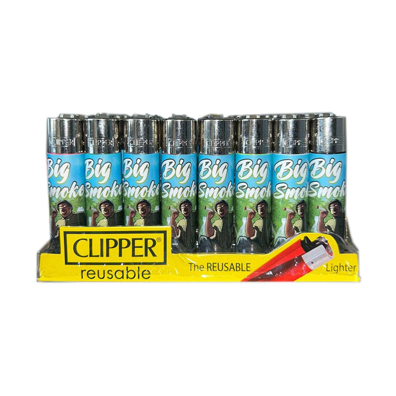 Clipper-Feuerzeuge mit individuellem Aufkleberetikett (40er-Pack)