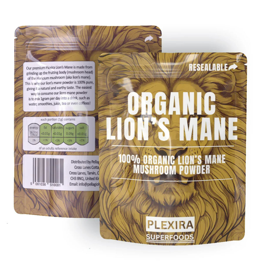 Branded mylar bags for protein powder and nutritional supplements.