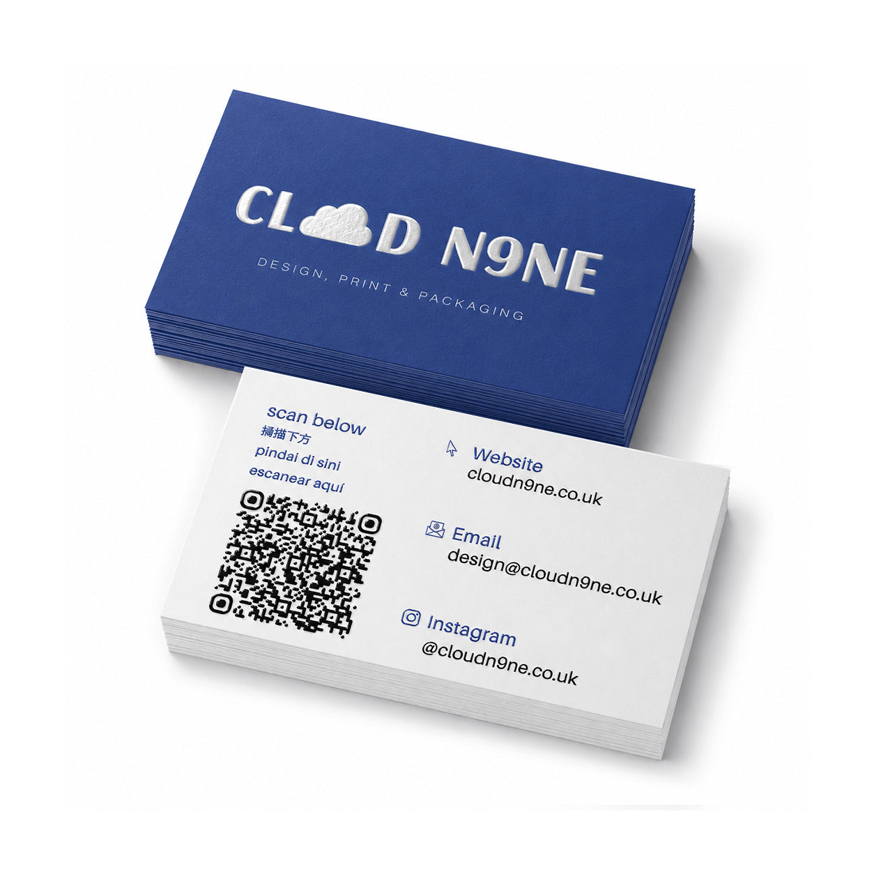 Spot UV Business Cards