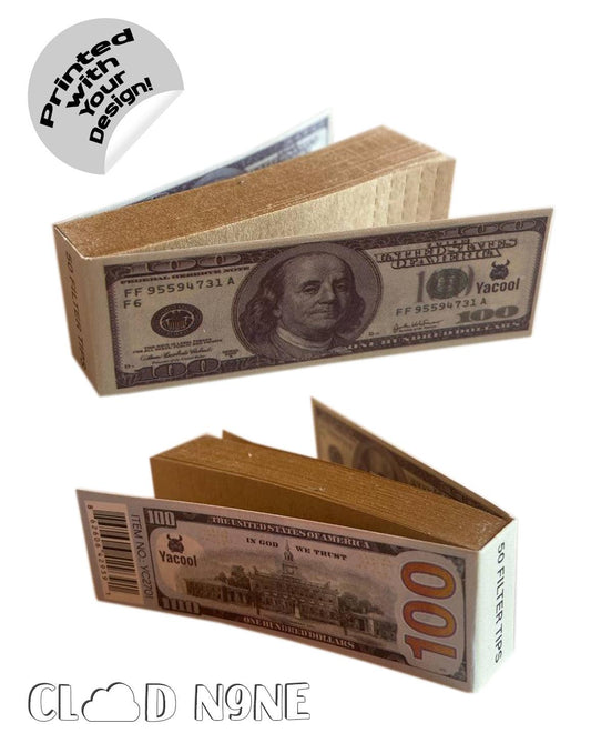 Custom Perforated Roach Card Booklets - With Custom Display Box - CloudNine