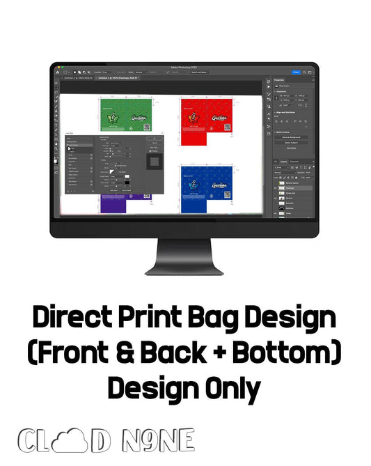 3.5G Direct Print Bag Design (Choose Your Budget) - CloudNine