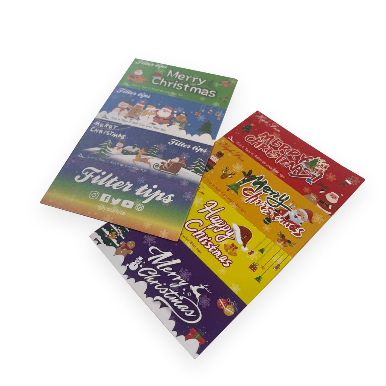 custom filter tip business cards, roach business cards with different design on each card custom print business card with personalised design