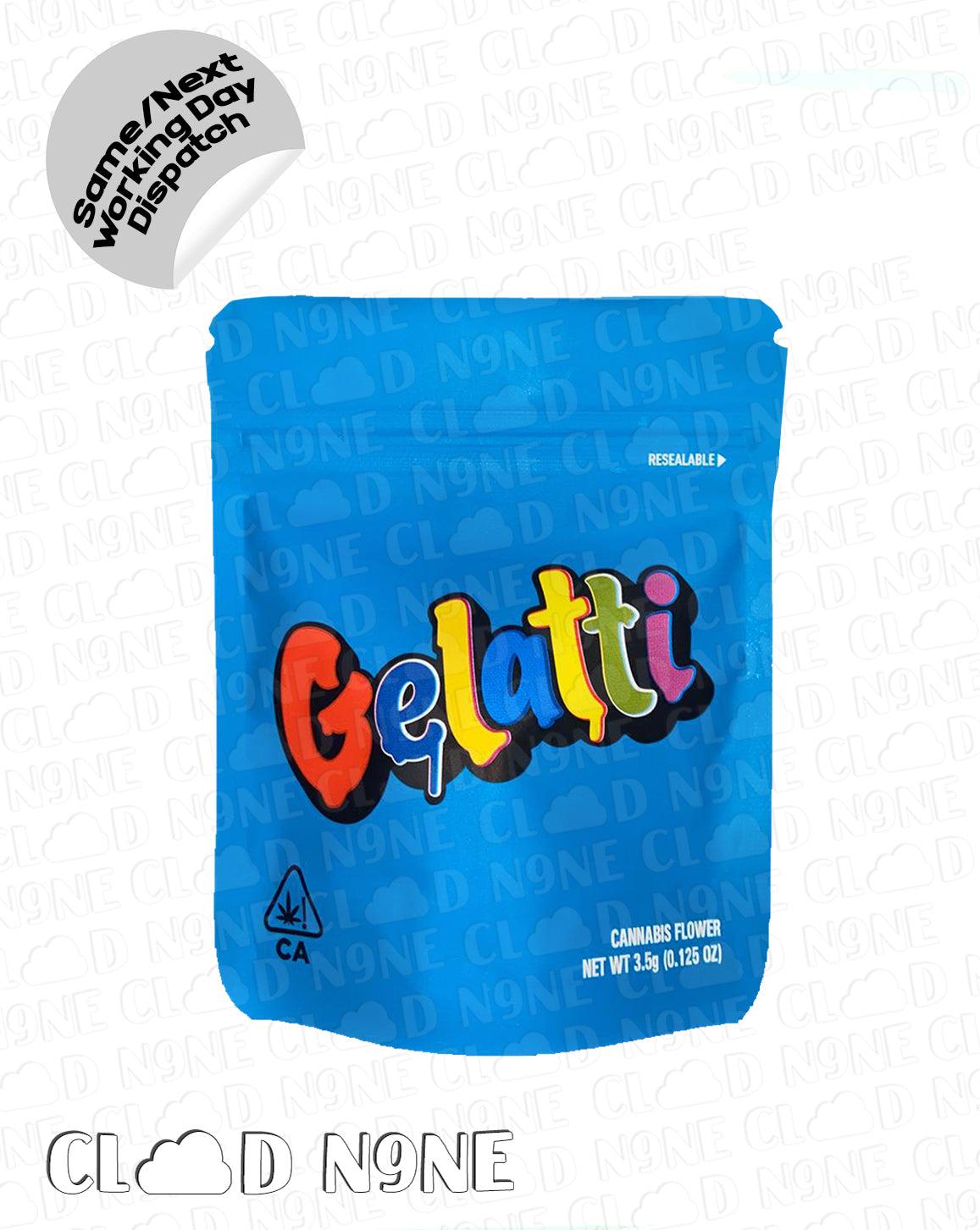 cookies mylar bag gelatti