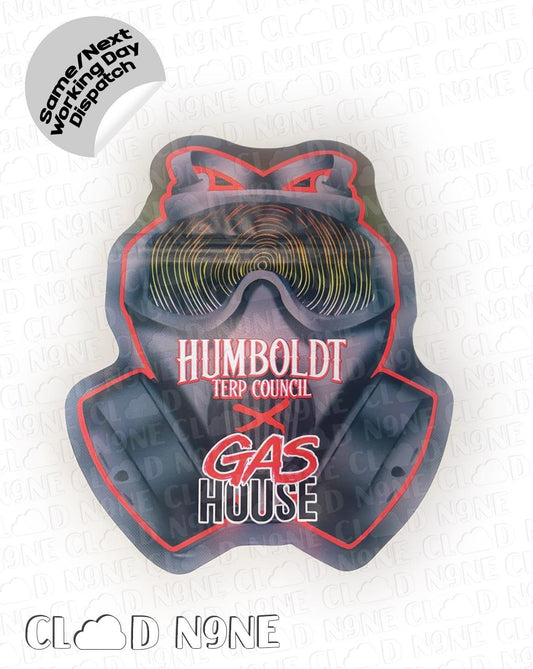 Gas House Gas Mask - Custom Shape 3.5G Mylar Bag - CloudNine