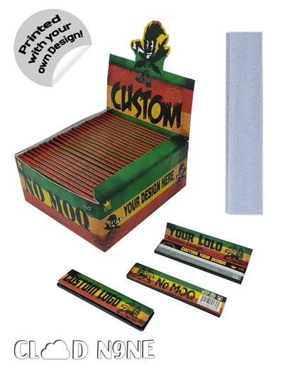 Custom King Sized Rolling Papers - With Custom Display Box - CloudNine