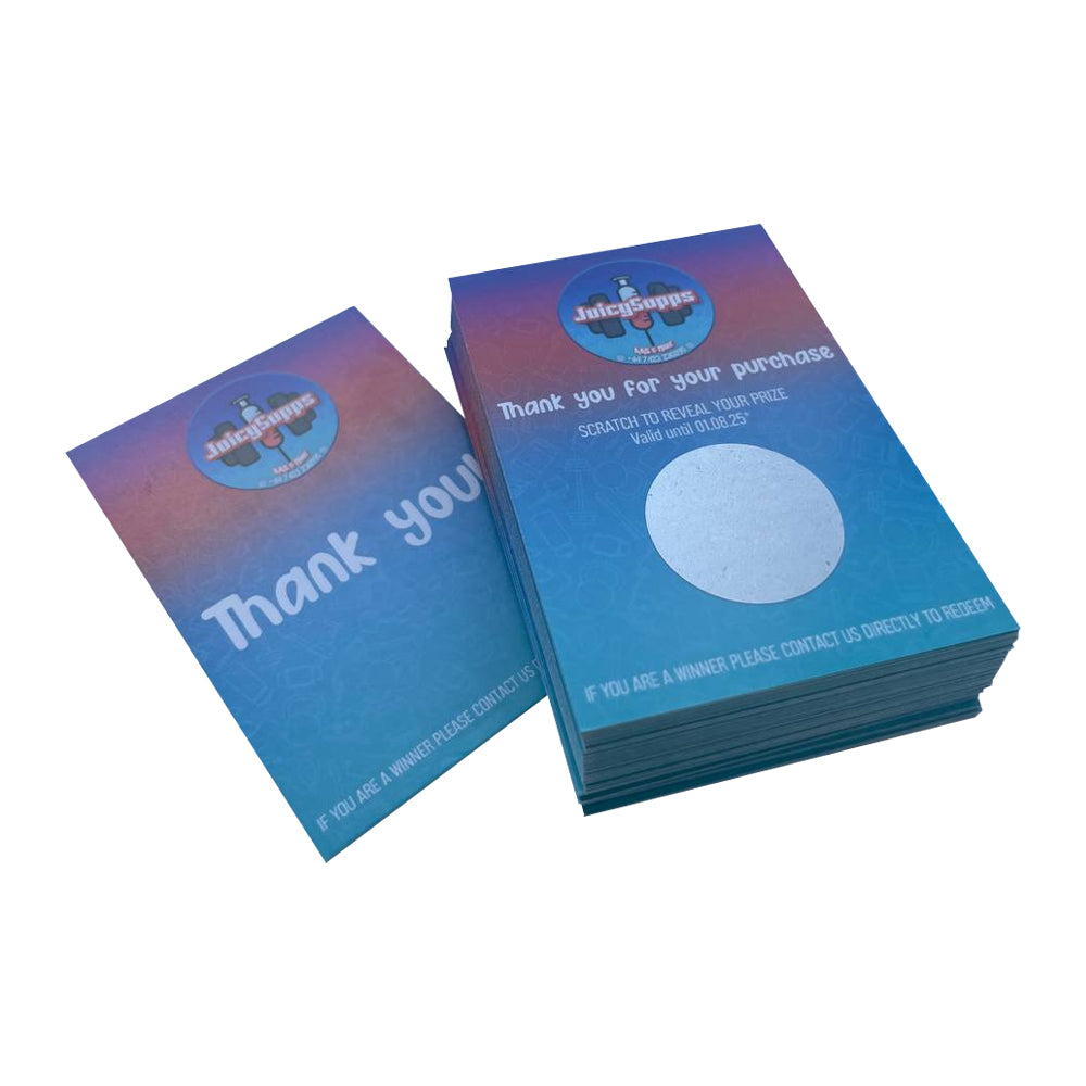 Custom Print Scratch Cards