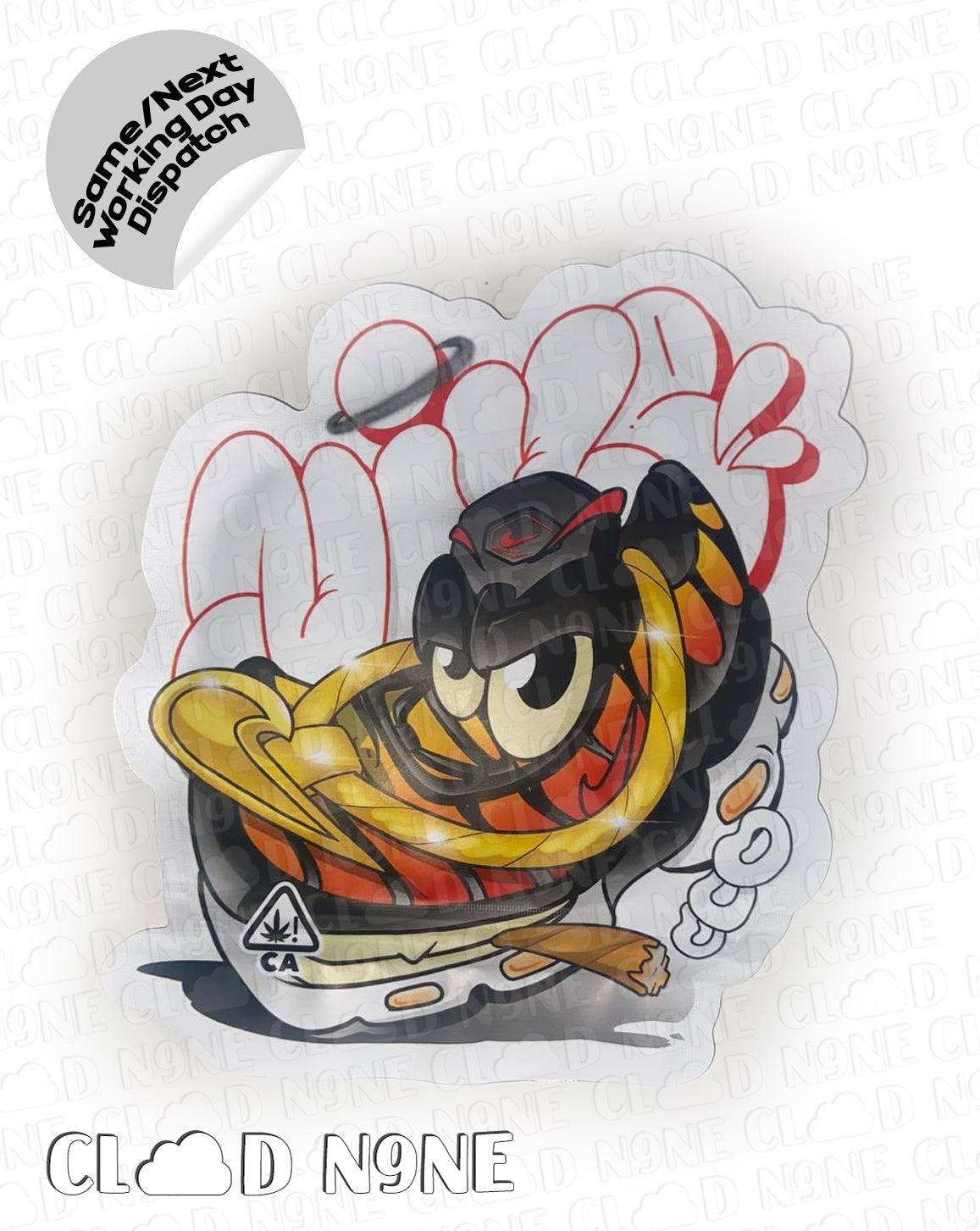 Slow Feet Dont Eat - Custom Shape 3.5G Mylar Bag - CloudNine