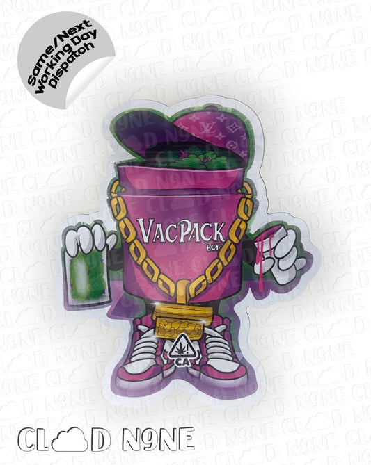 VacPack Boys - Custom Shape 3.5G Mylar Bag - CloudNine