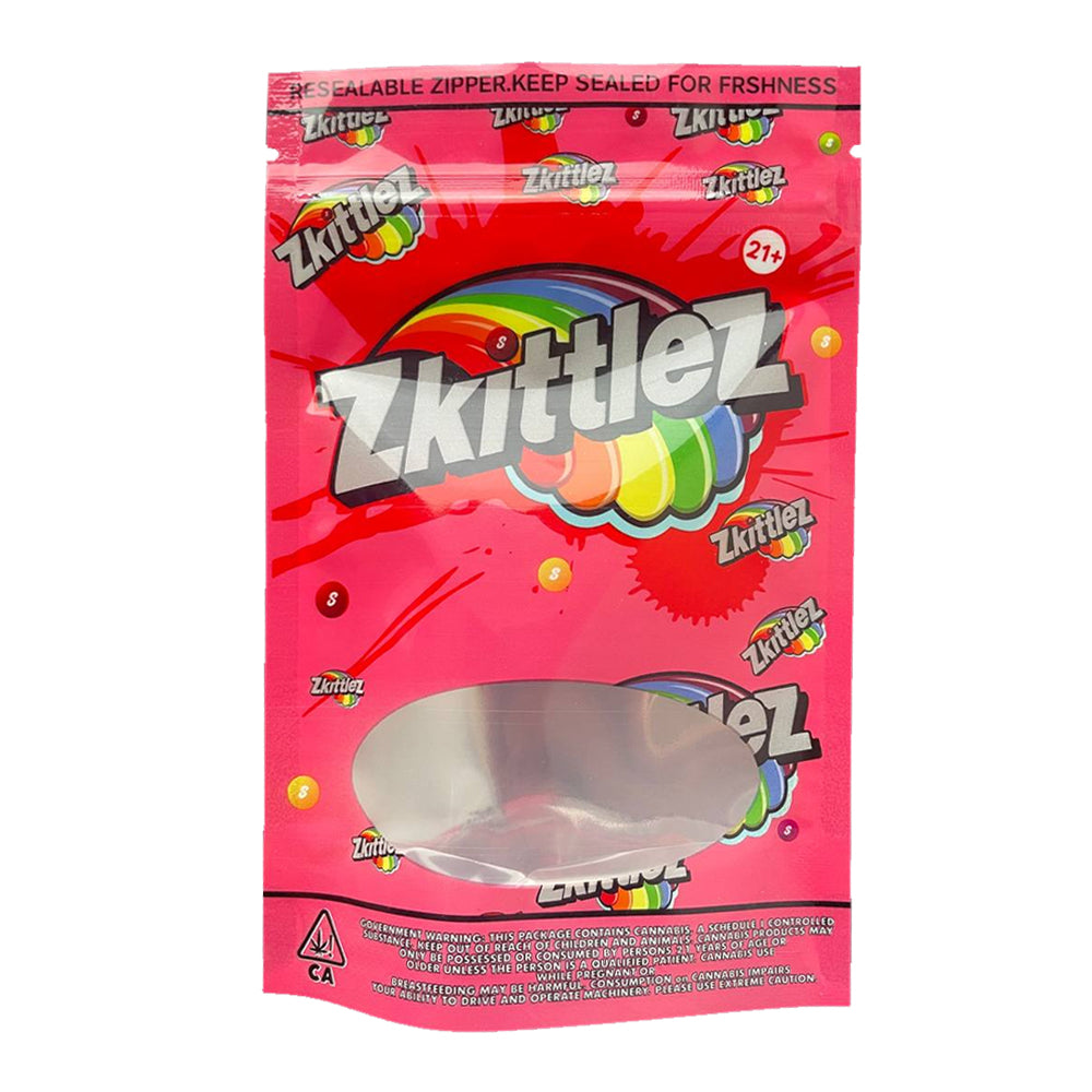 skittlez cali packs mylar bags 3.5g Zkittlez candy cali pack