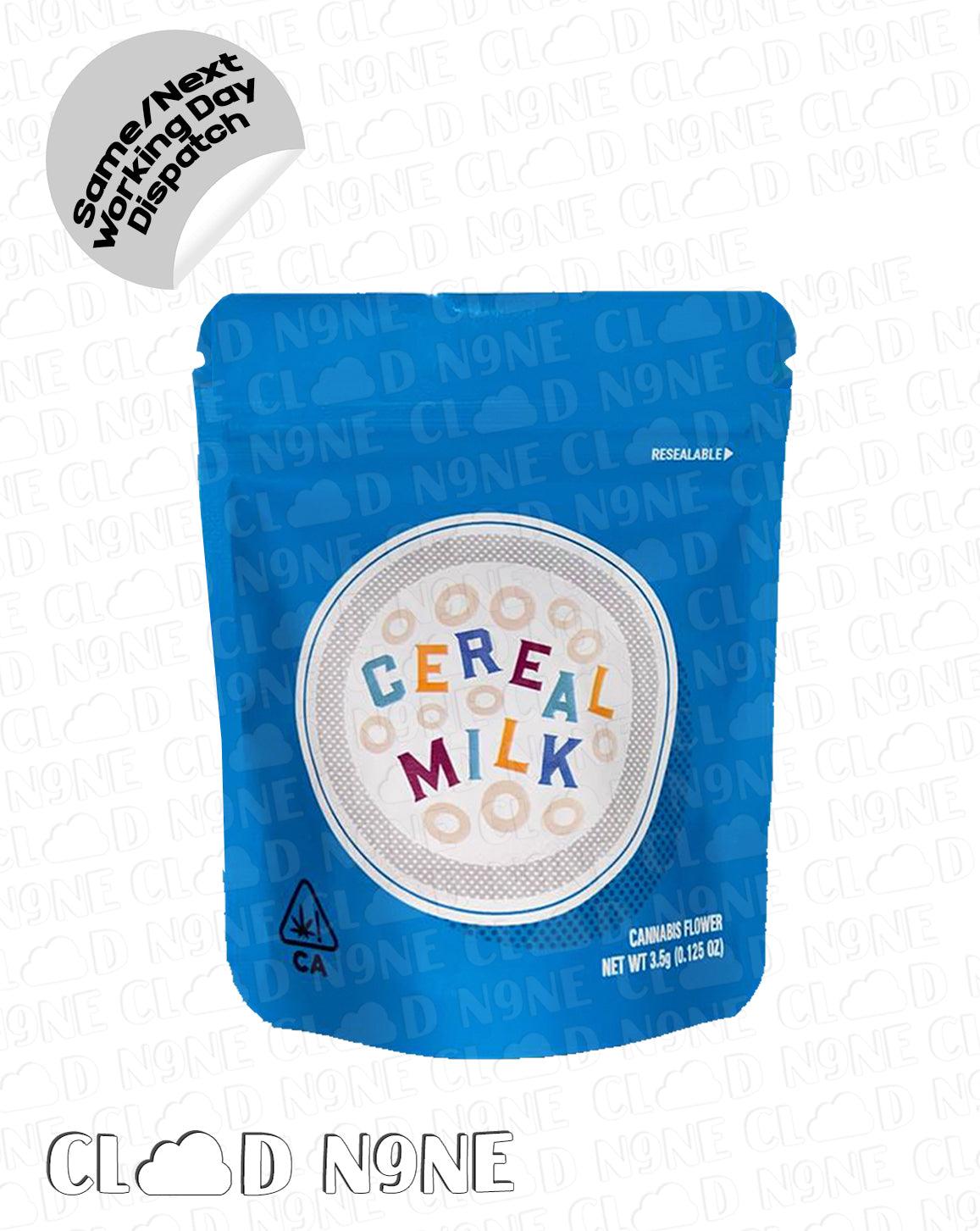 cookies mylar bag cereal milk