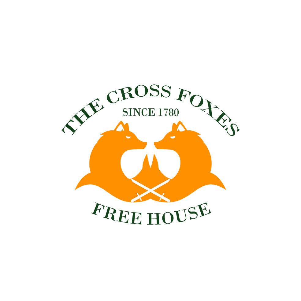 Modernised pub sign logo design 