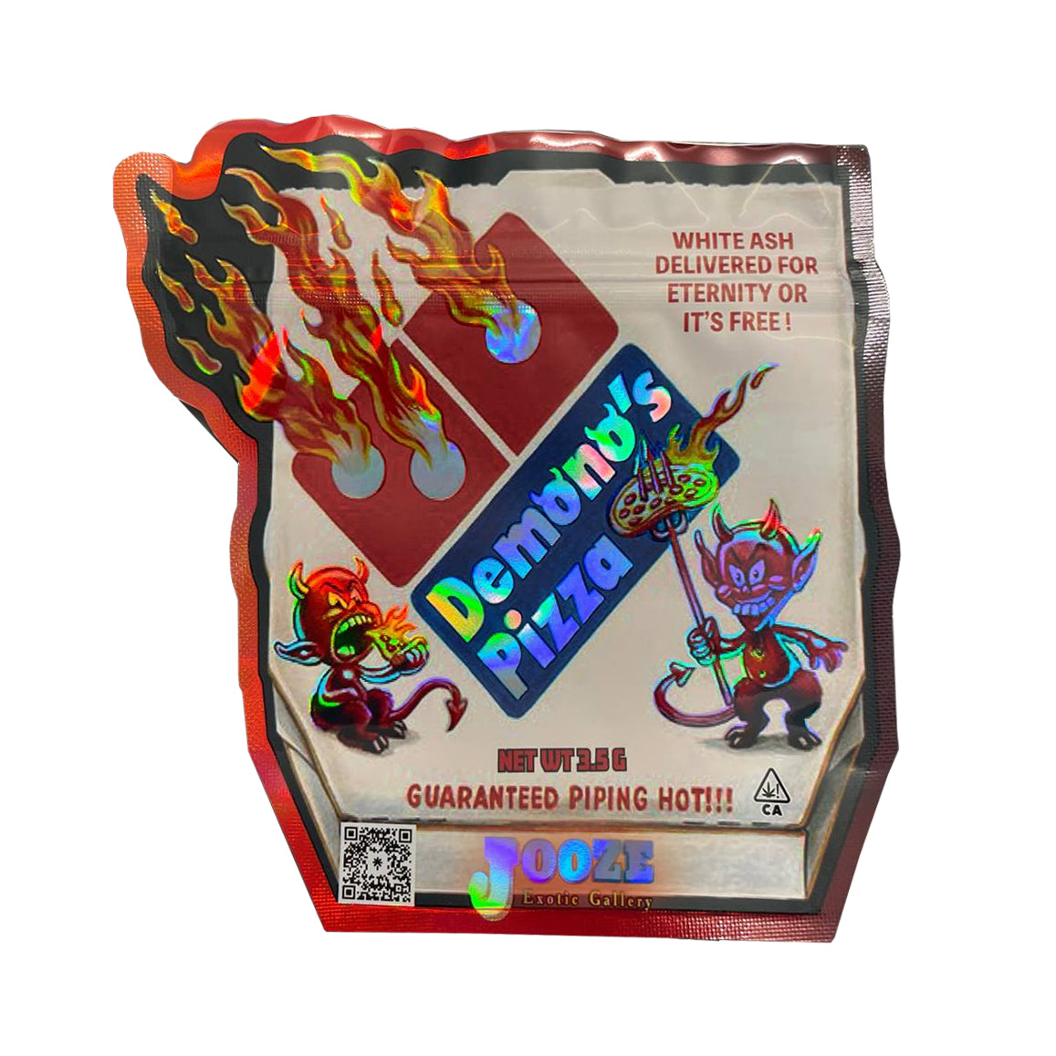 Pizza Demono - Bolsa de Mylar de 3,5 g