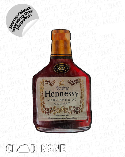 Hennessy Bottle - Die Cut 3.5G Mylar Bag