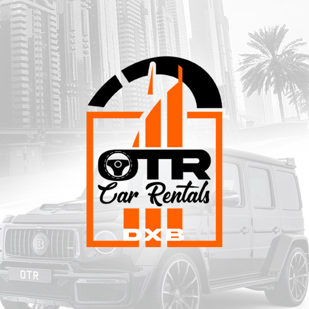 car rental logo design dubai 