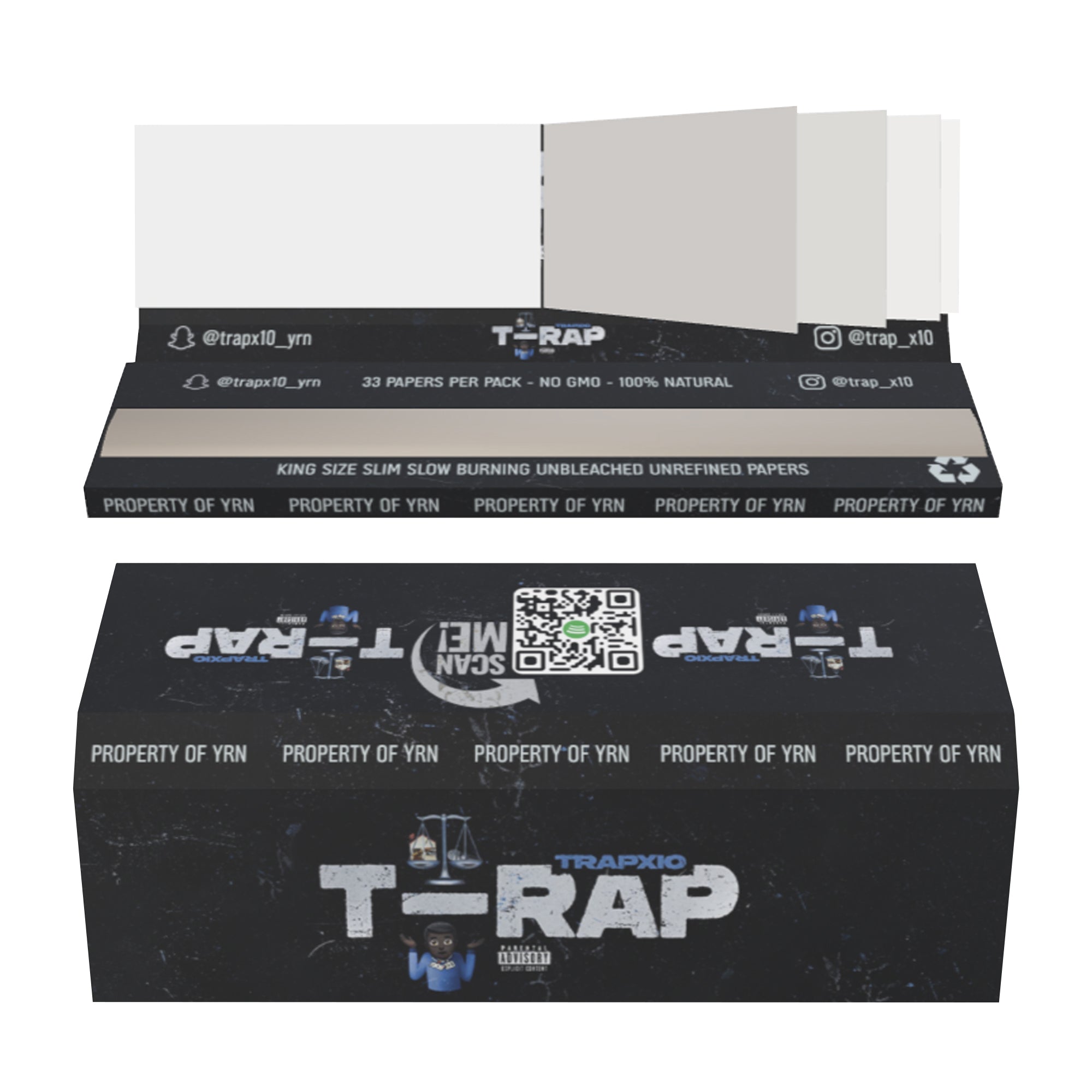 Paper Tips Custom Rolling Papers with filter tips