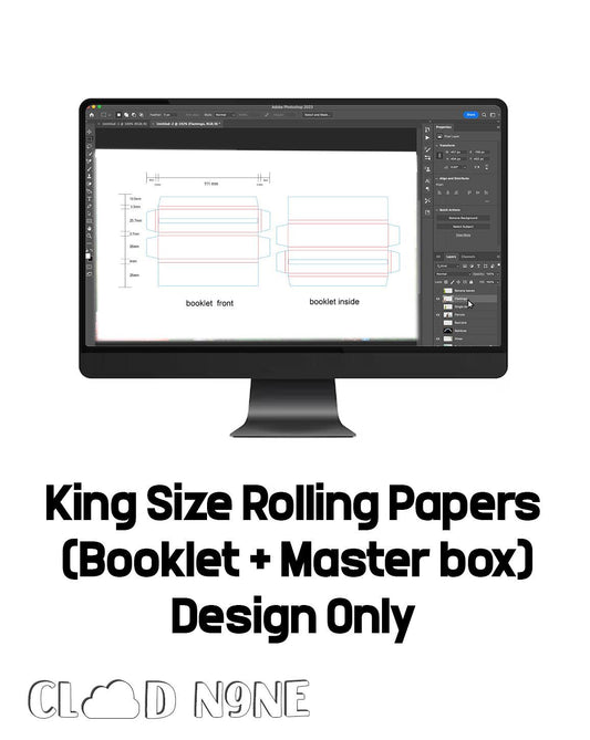King Size Rolling Papers Design (Choose Your Budget) - CloudNine