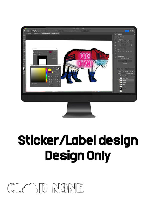 Sticker/Label Design Design (Choose Your Budget) - CloudNine