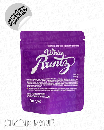 White Runtz - 3.5G Mylar Bag - CloudNine